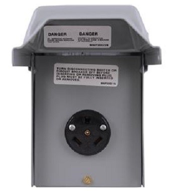Parallax Power Supply U013P Outdoor RV Power Outlet